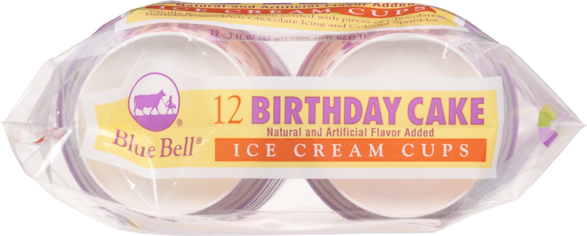 slide 4 of 9, Blue Bell Birthday Cups, 12 ct