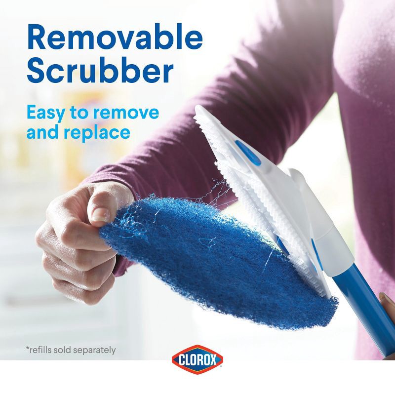 slide 9 of 10, Clorox 42" Max Reach Tub & Tile Bathroom Scrubber, 1 ct