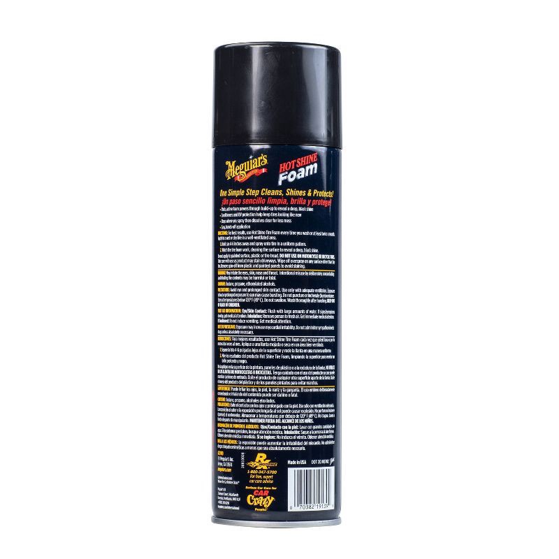 slide 6 of 6, Meguiars Meguiars Hot Shine Tire Foam, 1 ct