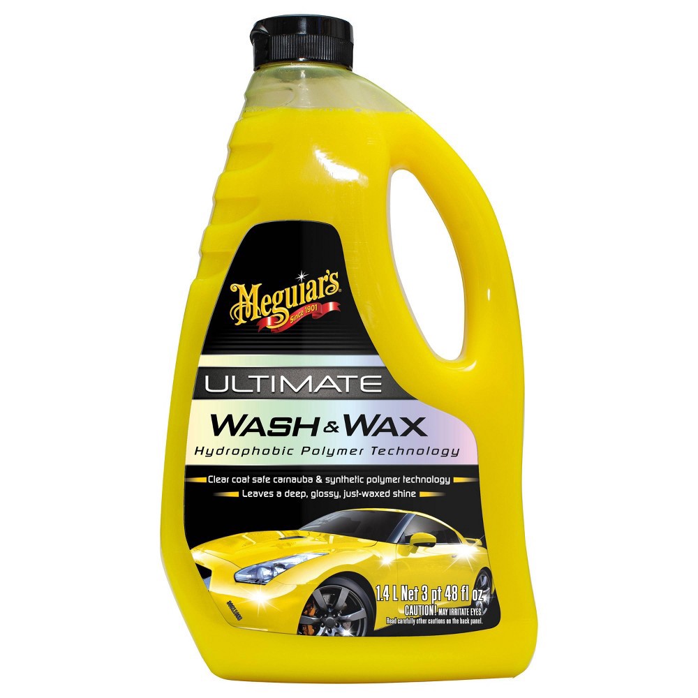 slide 5 of 6, Meguiars 48ozUltimate Wash and Wax Auto Care Fluid, 1 ct