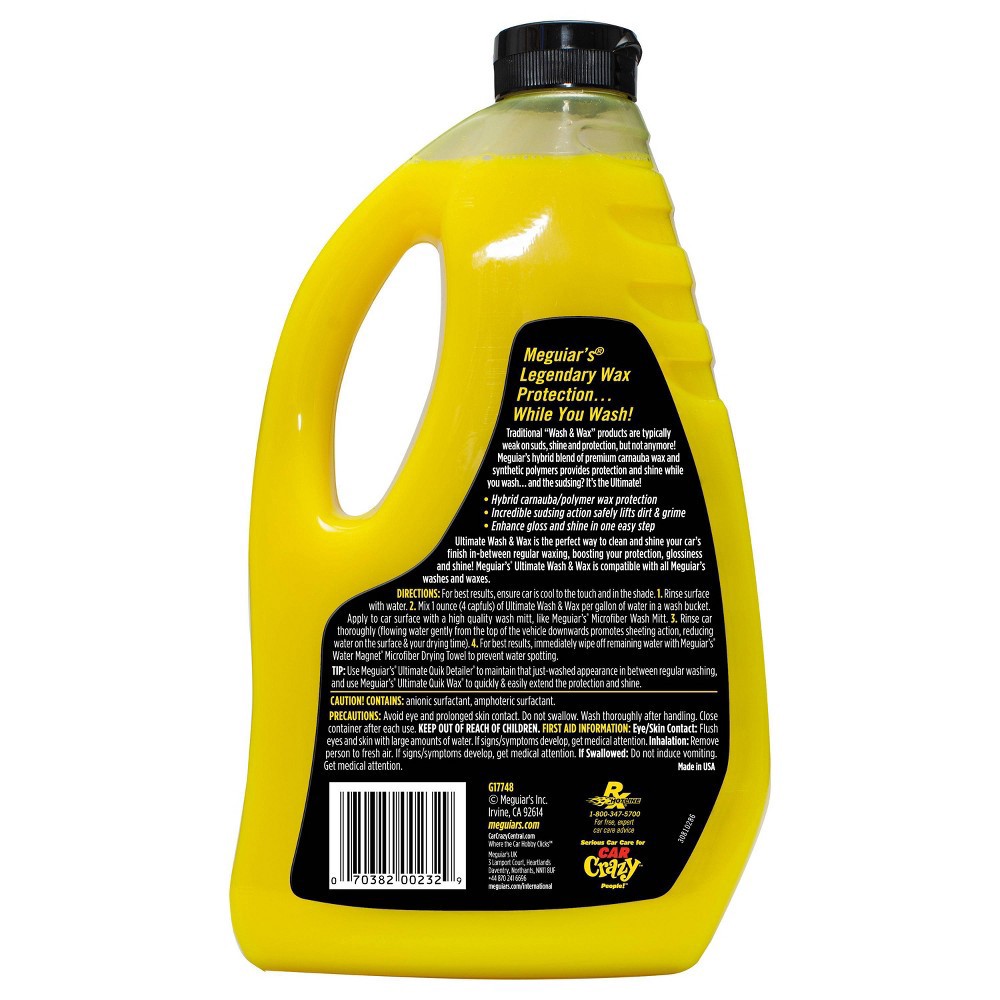 slide 6 of 6, Meguiars 48ozUltimate Wash and Wax Auto Care Fluid, 1 ct