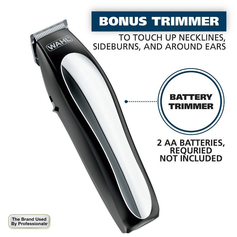 slide 8 of 10, Wahl Lithium Ion Pro Haircutting Kit with Rechargeable Cordless Hair Clipper and Battery Touch Up Hair Trimmer, 1 ct