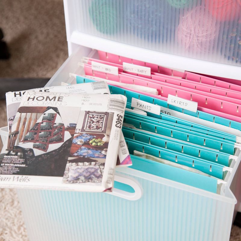 slide 2 of 11, Sterilite Ultra 2-Drawer Storage Cart White, 1 ct