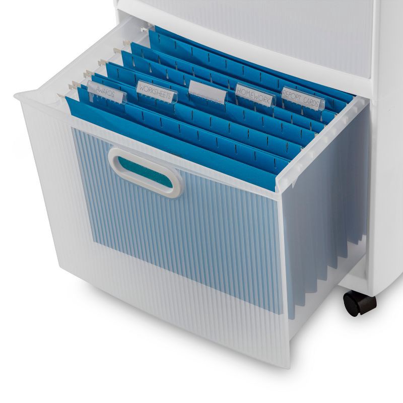 slide 9 of 10, Sterilite Ultra 2-Drawer Storage Cart White, 1 ct