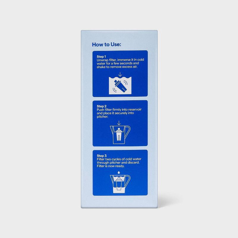 slide 4 of 5, Replacement Water Filters 4pk - up&up™, 4 ct