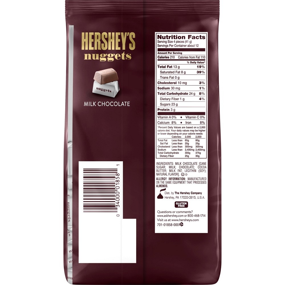 slide 2 of 4, Hershey's Milk Chocolate Nuggets, 16.7 oz