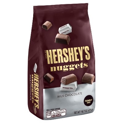 slide 1 of 4, Hershey's Milk Chocolate Nuggets, 16.7 oz