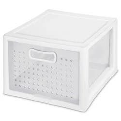 Sterilite Small Deep Modular Drawer White