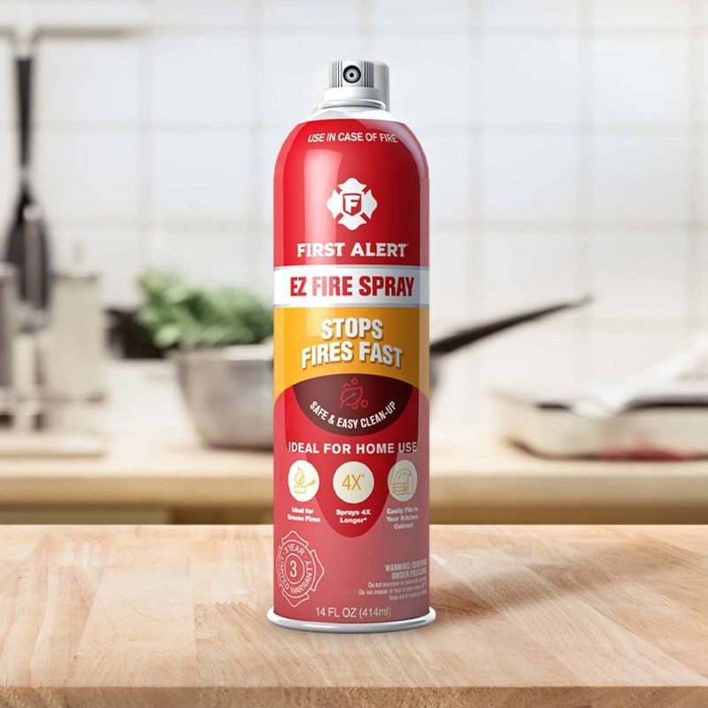 slide 3 of 4, First Alert AF400 EZ Fire Spray Fire Extinguishing Aerosol Spray, 1 ct