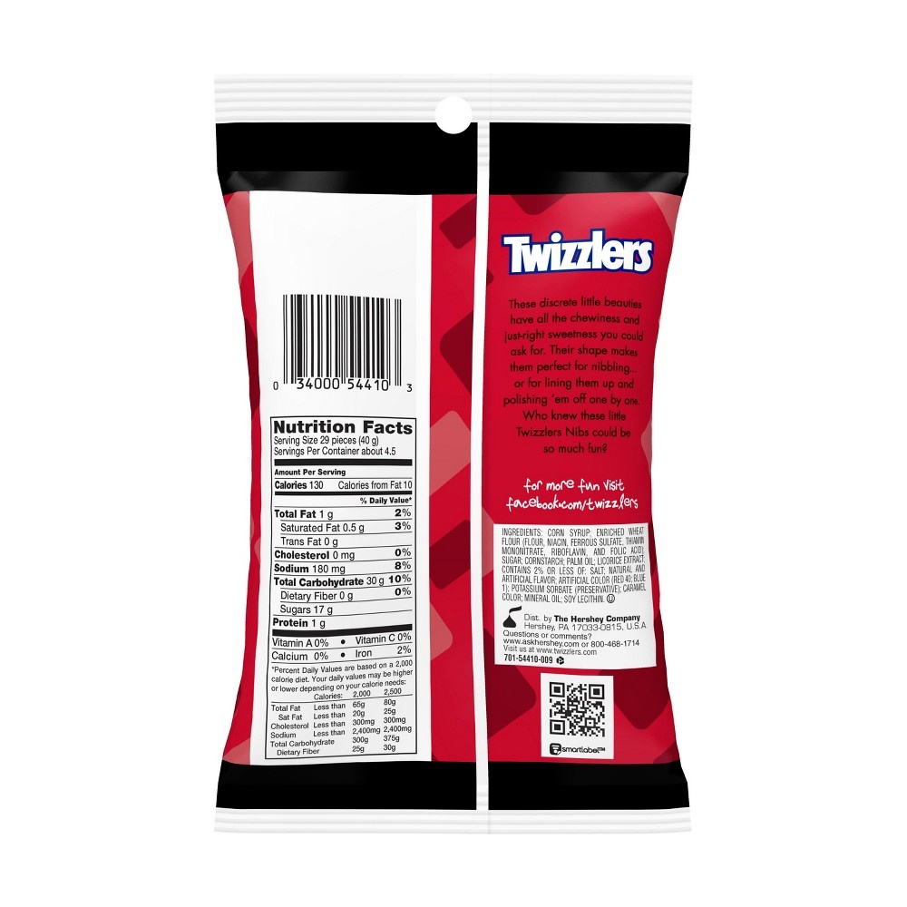 slide 2 of 3, Twizzlers Black Licorice Nibs, 6 oz