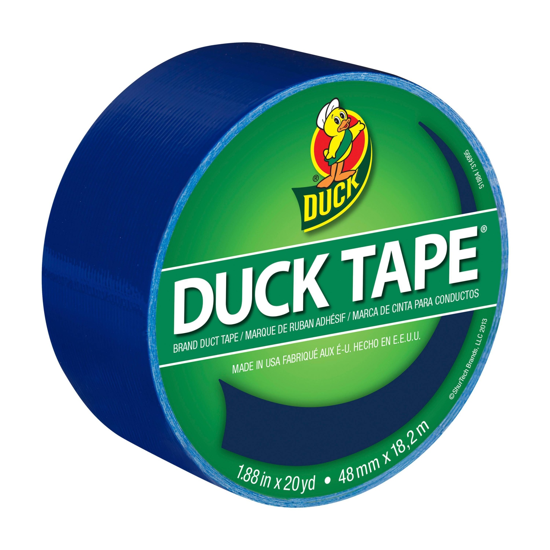 slide 1 of 1, Duck 1.88" x 20yd Duct Industrial Tape Blue, 1 ct