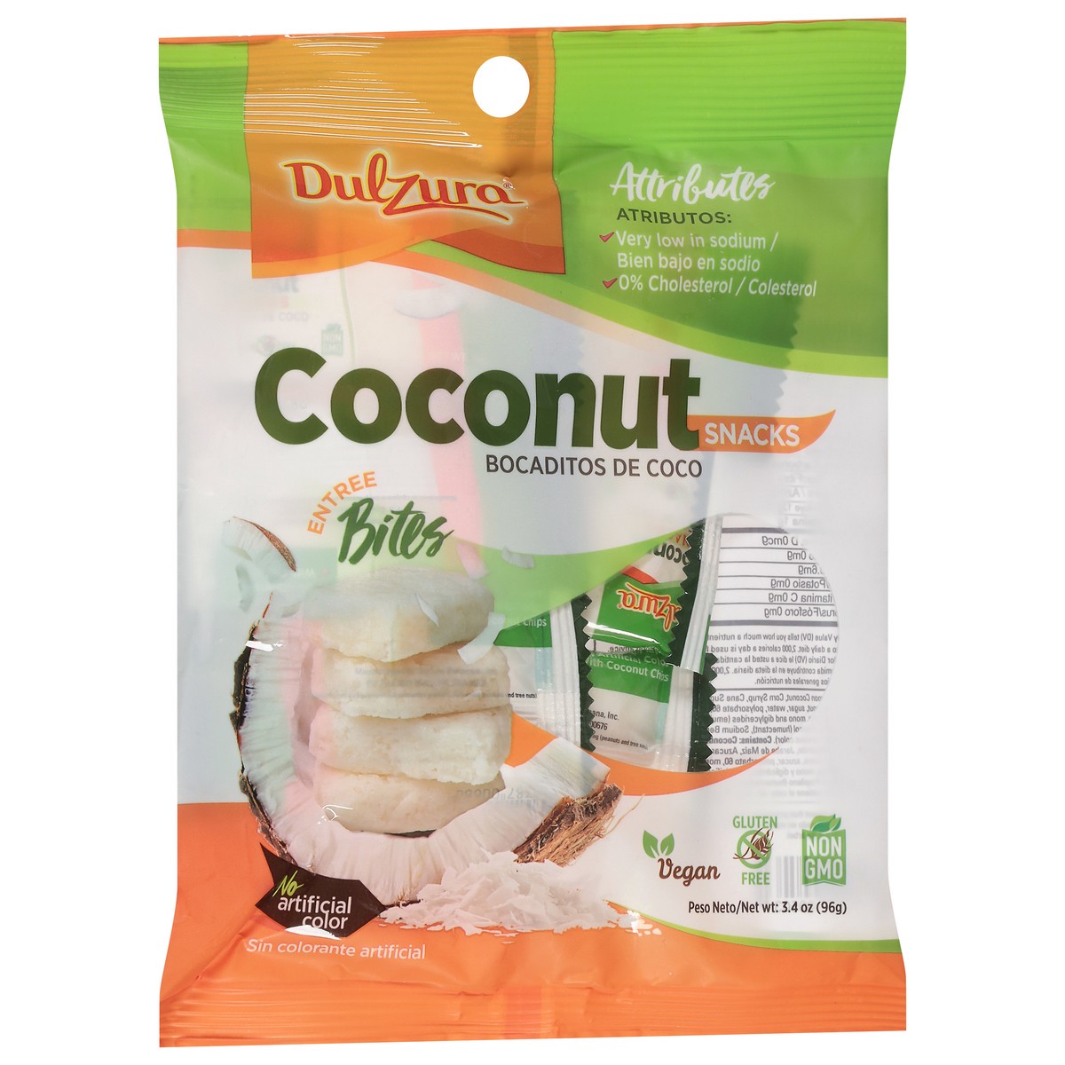 slide 9 of 9, Dulzura Bites Bocaditos De Coco Coconut Snacks 3.4 oz, 3.40 oz