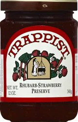 Trappist Rhubarb-Strawberry Preserves 12 oz