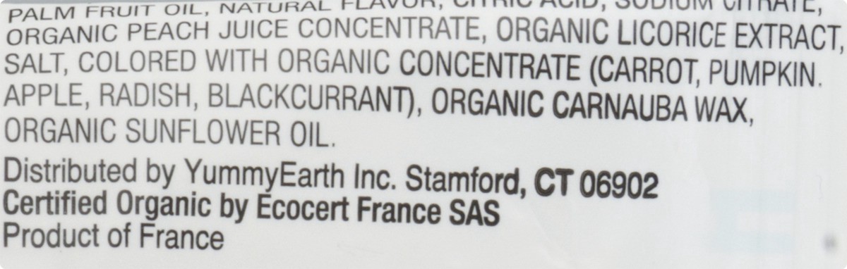 slide 9 of 10, YumEarth Yum Org Licorice Peach, 2 oz