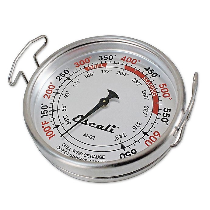 slide 1 of 1, Escali Extra Large Grill Surface Thermometer, 1 ct