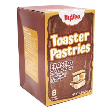 slide 1 of 1, Hy-Vee Toaster Pastries Frosted S'Mores, 13.5 oz