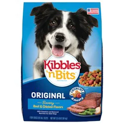 Kibbles ''n Bits Original Savory Beef & Chicken Flavors Dry Dog Food, 3.5 lb. Bag