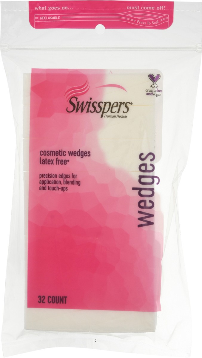 slide 1 of 10, Swisspers Cosmetic Wedges, 1 ct