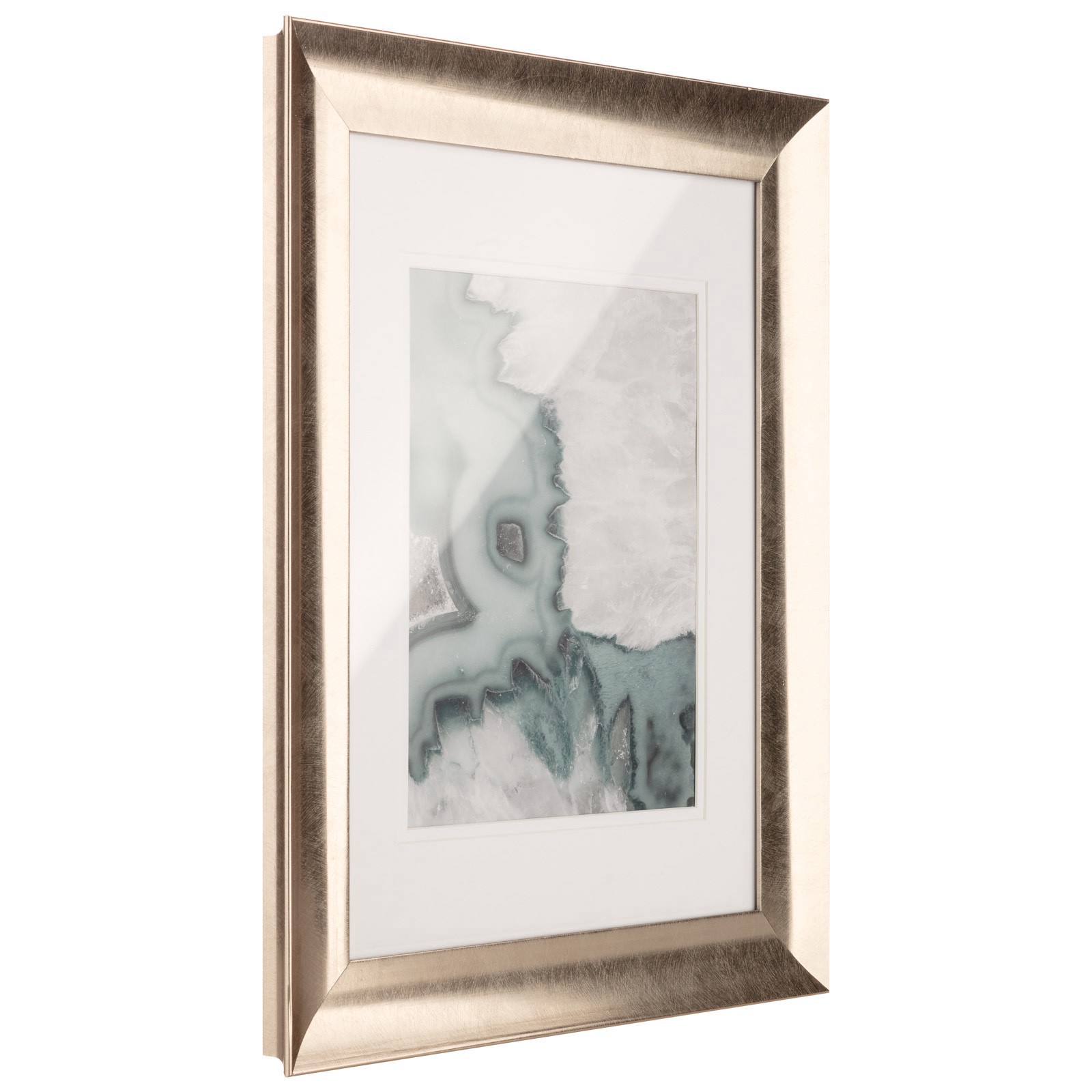 slide 3 of 6, Gallery Metallic Gold Scooped Frame With Mat By Studio Decor, 8 in x 10 in mat