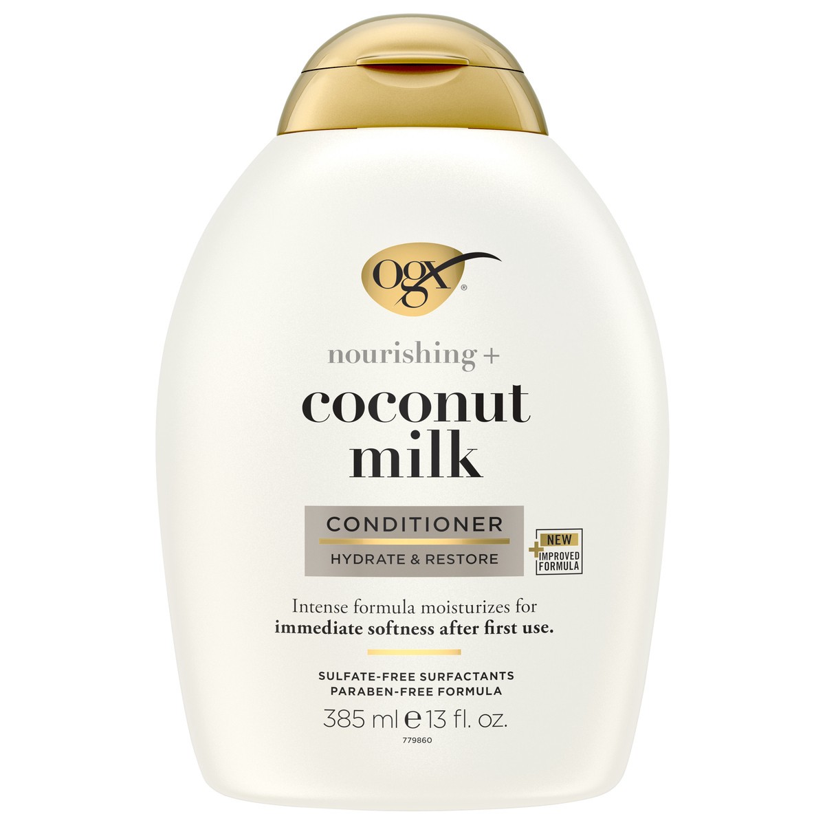 slide 1 of 9, OGX Nourishing + Coconut Milk Moisturizing Hair Conditioner, 13 fl oz
