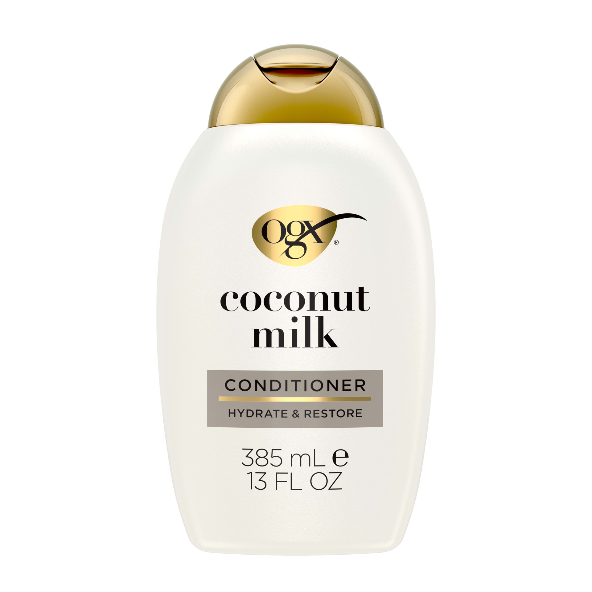 slide 1 of 9, OGX Nourishing + Coconut Milk Conditioner, Hydrating & Restoring Conditioner Moisturizes for Soft Hair After the First Use, Parabens-Free, Sulfate-Free Surfactants, 13 fl. Oz, 385 ml