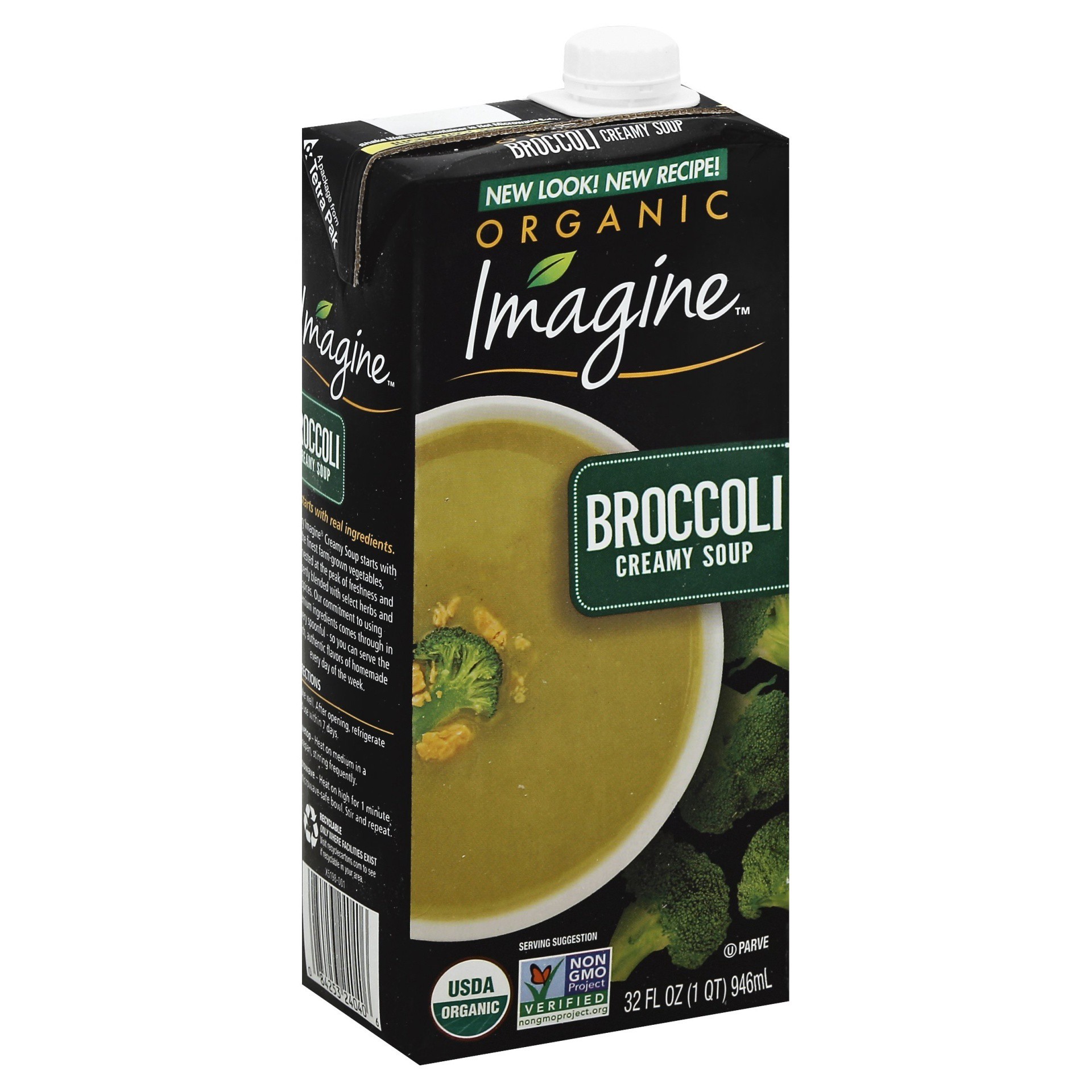 slide 1 of 4, Imagine Organic Beef Flavored Broth, 32 fl oz