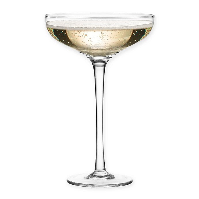 slide 1 of 2, Qualia Scandal Champagne Glasses, 4 ct