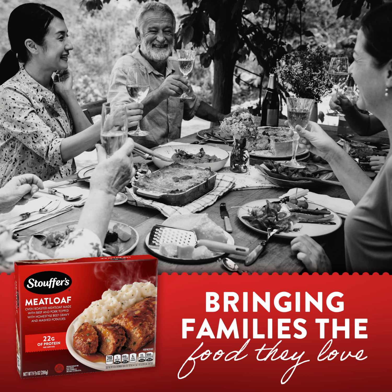 slide 7 of 8, Stouffer's Classic Meatloaf Frozen Meal 9.875 oz., 9.88 oz