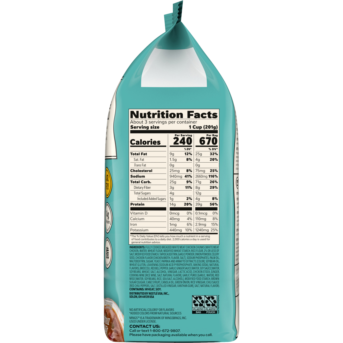 slide 2 of 6, Ming's - Air Fryer Meals Crispy Chicken + Broccoli 20oz, 20 oz