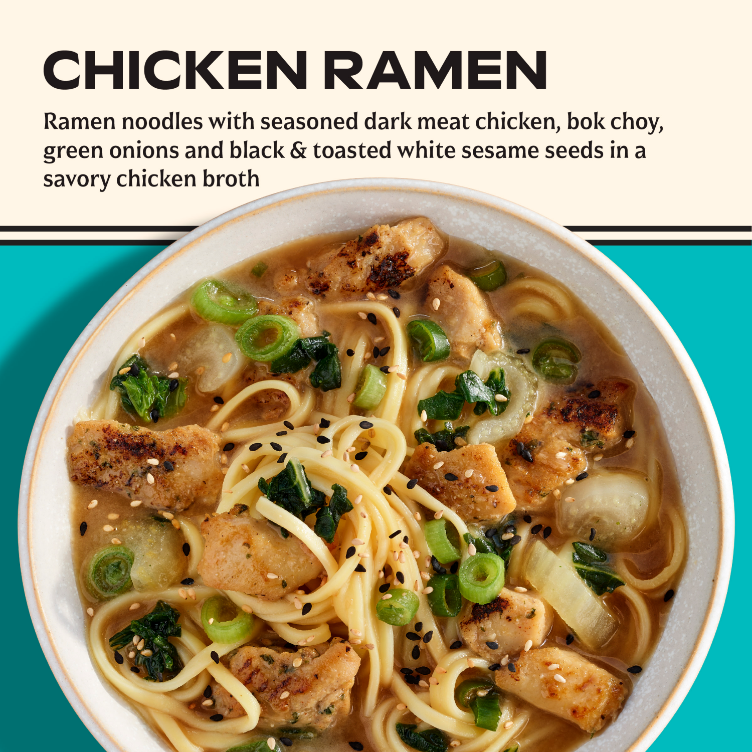 slide 6 of 8, Mings Chicken Ramen, Ramen Noodles, Chicken Ramen Bowl, Frozen Asian Food, 8 oz