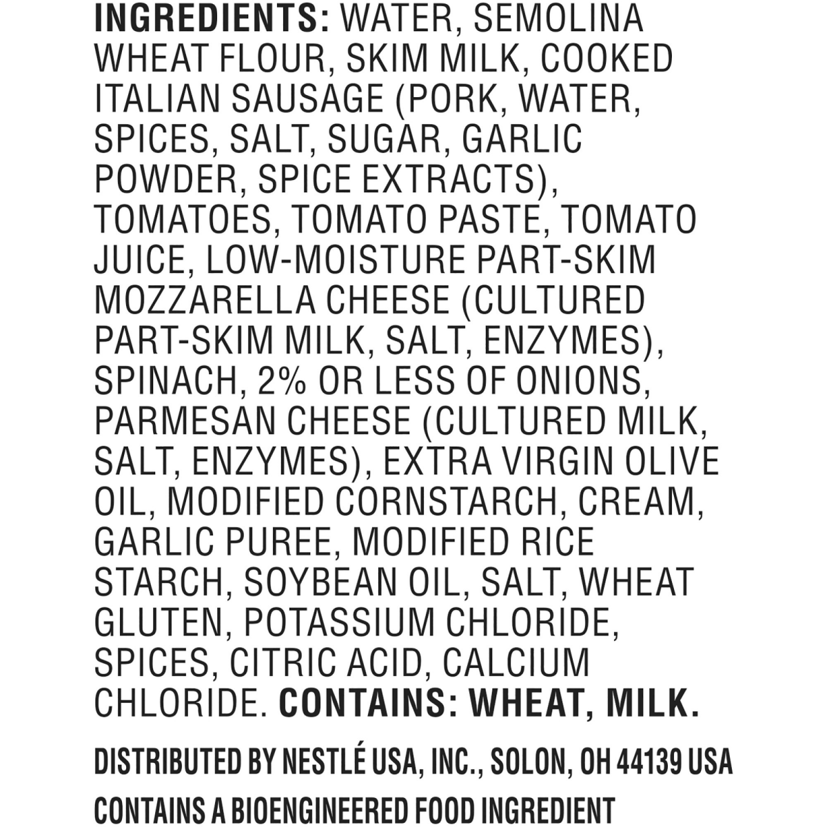 slide 23 of 29, STOUFFER'S Family Size Italian Sausage Pasta Frozen Entrée 32oz Box, 32 oz