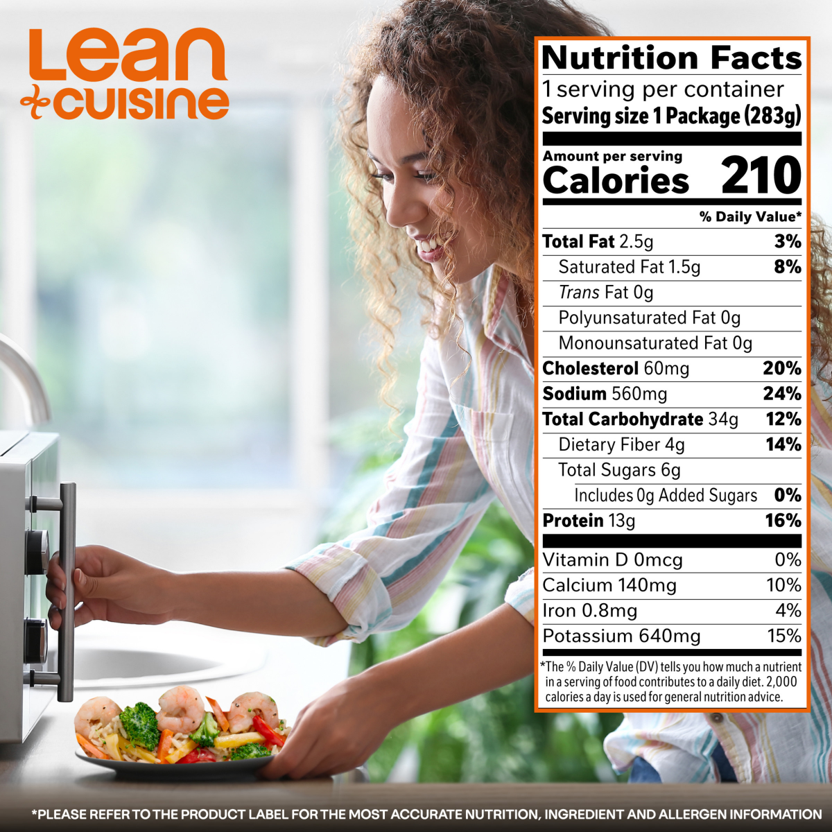 slide 9 of 25, Lean Cuisine Frozen Meal Lemon Garlic Shrimp Stir Fry, 10 oz