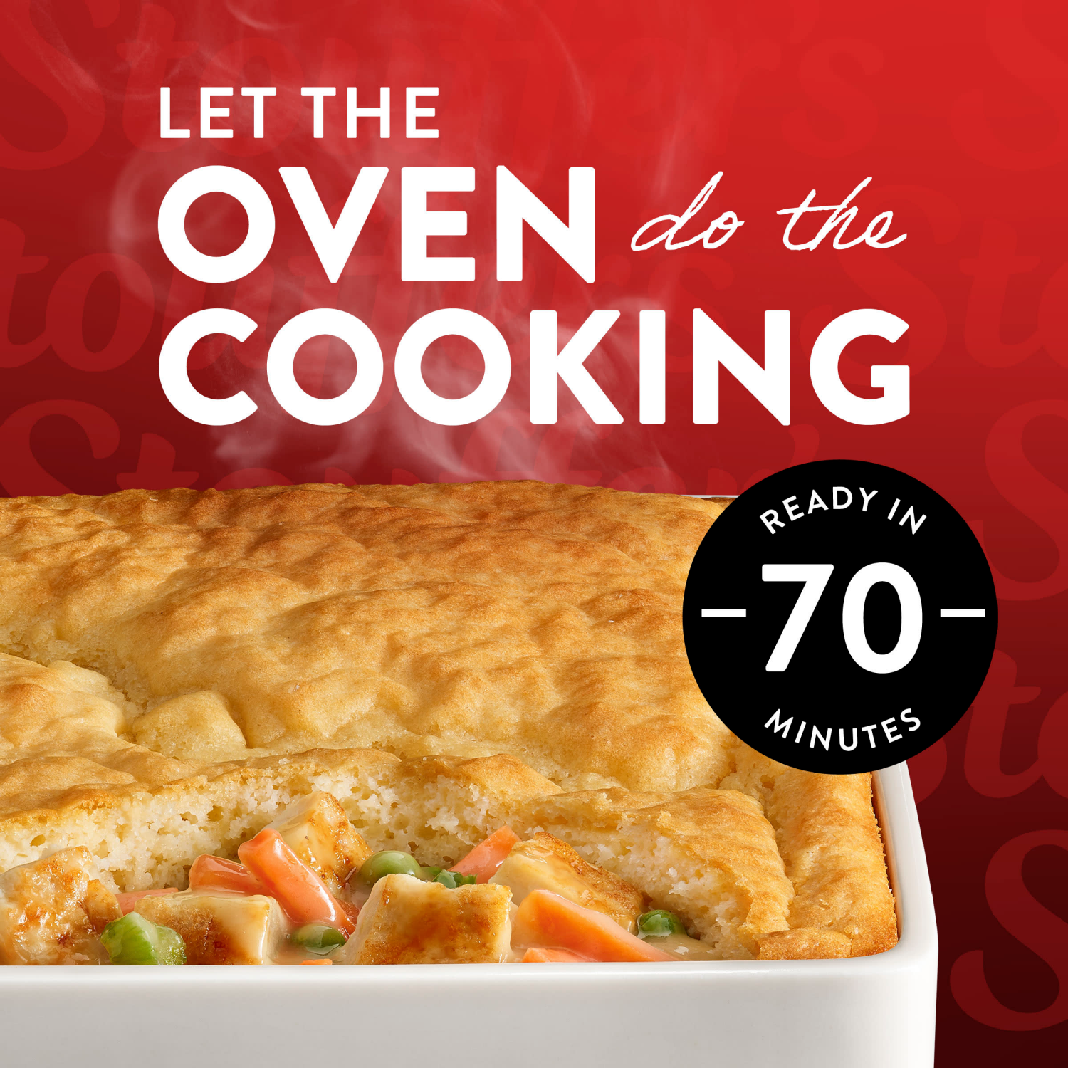 slide 7 of 8, STOUFFER'S Frozen Meals Chicken Biscuit Bake 30oz Carton, 30 oz