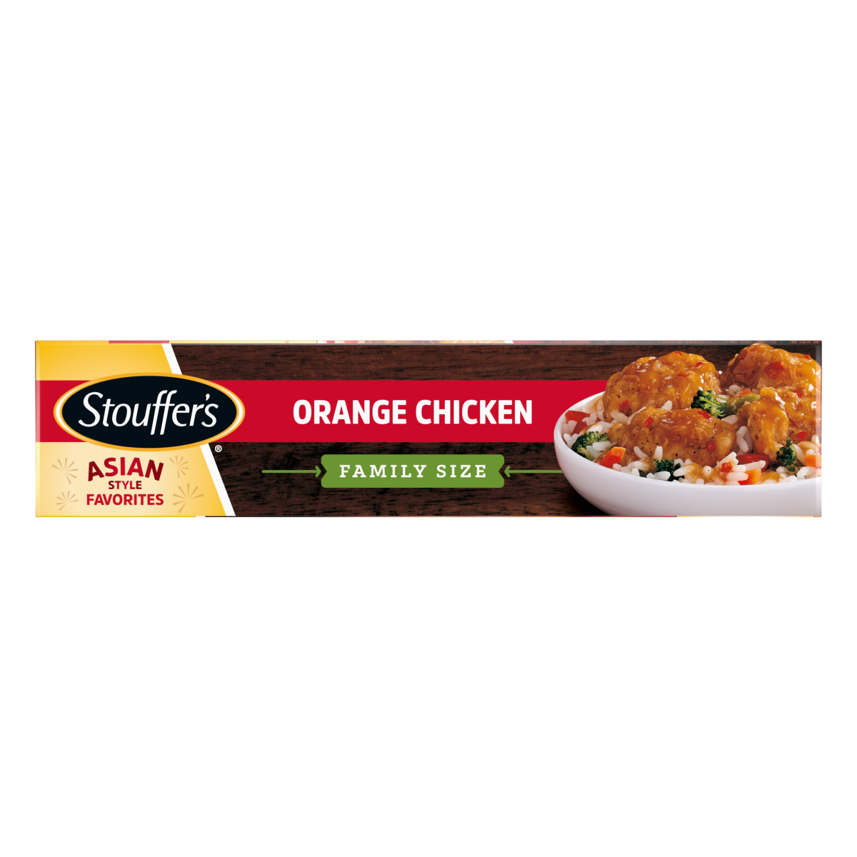 slide 4 of 5, STOUFFER'S Family Size Orange Chicken Frozen Entrée 30oz Box, 30 oz