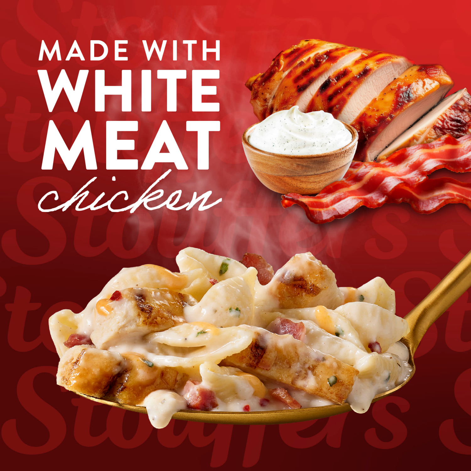 slide 6 of 8, STOUFFERS Stouffer's Family Size Chicken Bacon Ranch Family Size 30 oz, 30 oz