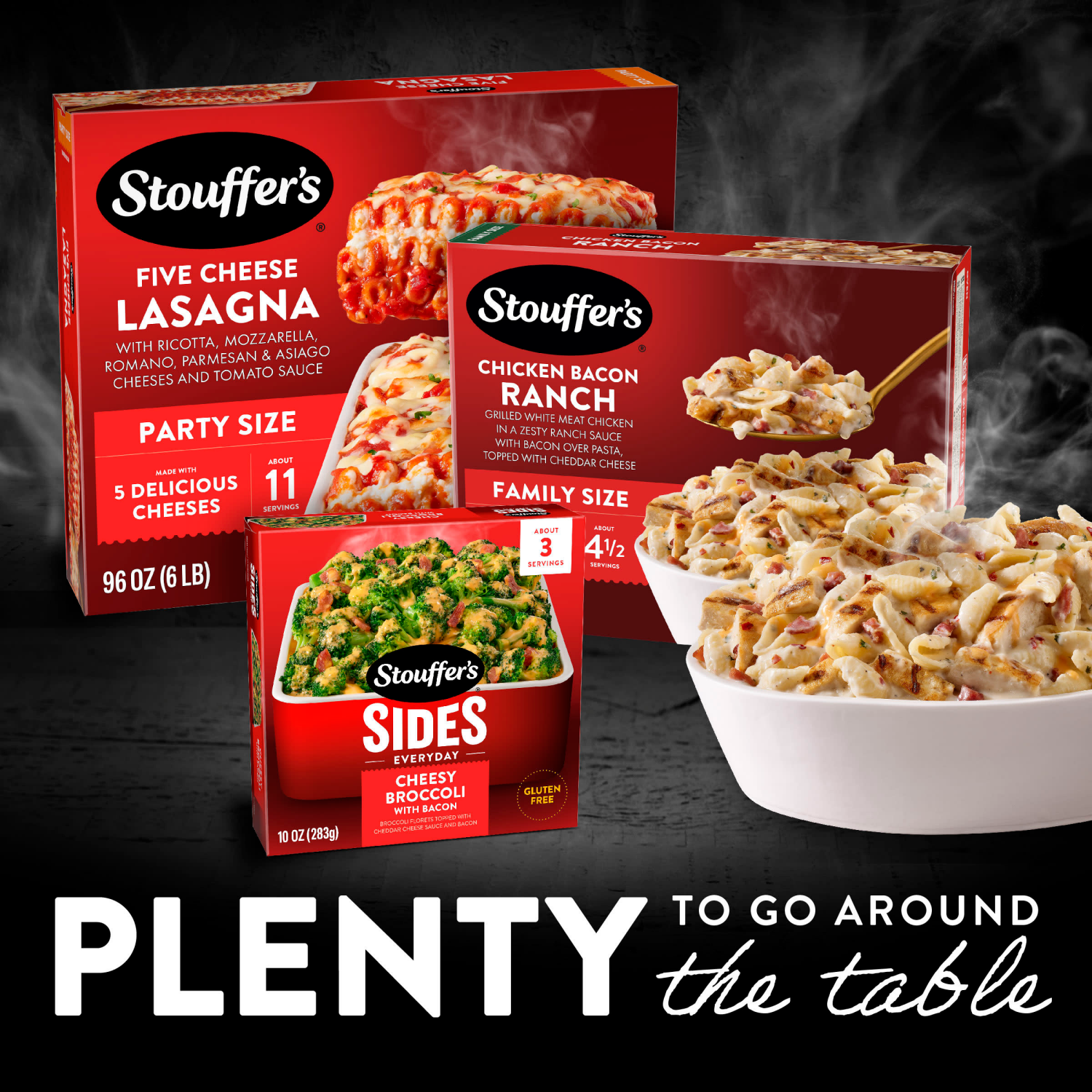 slide 8 of 8, STOUFFERS Stouffer's Family Size Chicken Bacon Ranch Family Size 30 oz, 30 oz