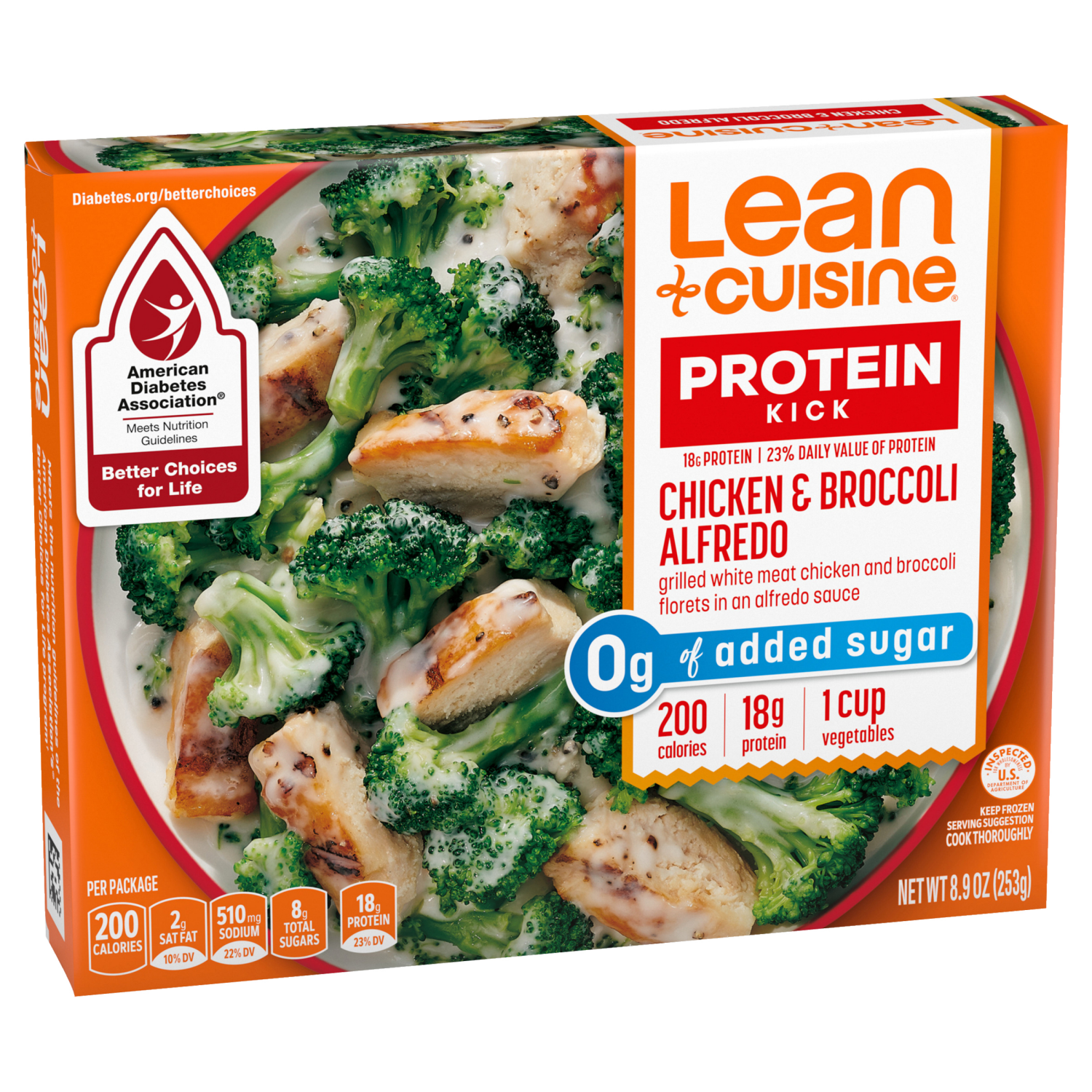 slide 6 of 8, Lean Cuisine Chicken & Broccoli Alfredo Bowl Frozen Entrée 10oz Box, 8.9 oz