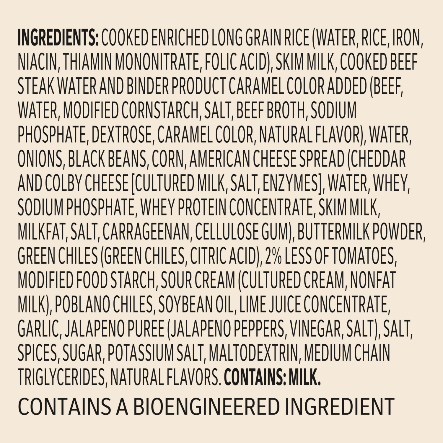 slide 5 of 8, STOUFFERS Stouffer's Steak Queso & Rice Family Size 30 oz, 30 oz