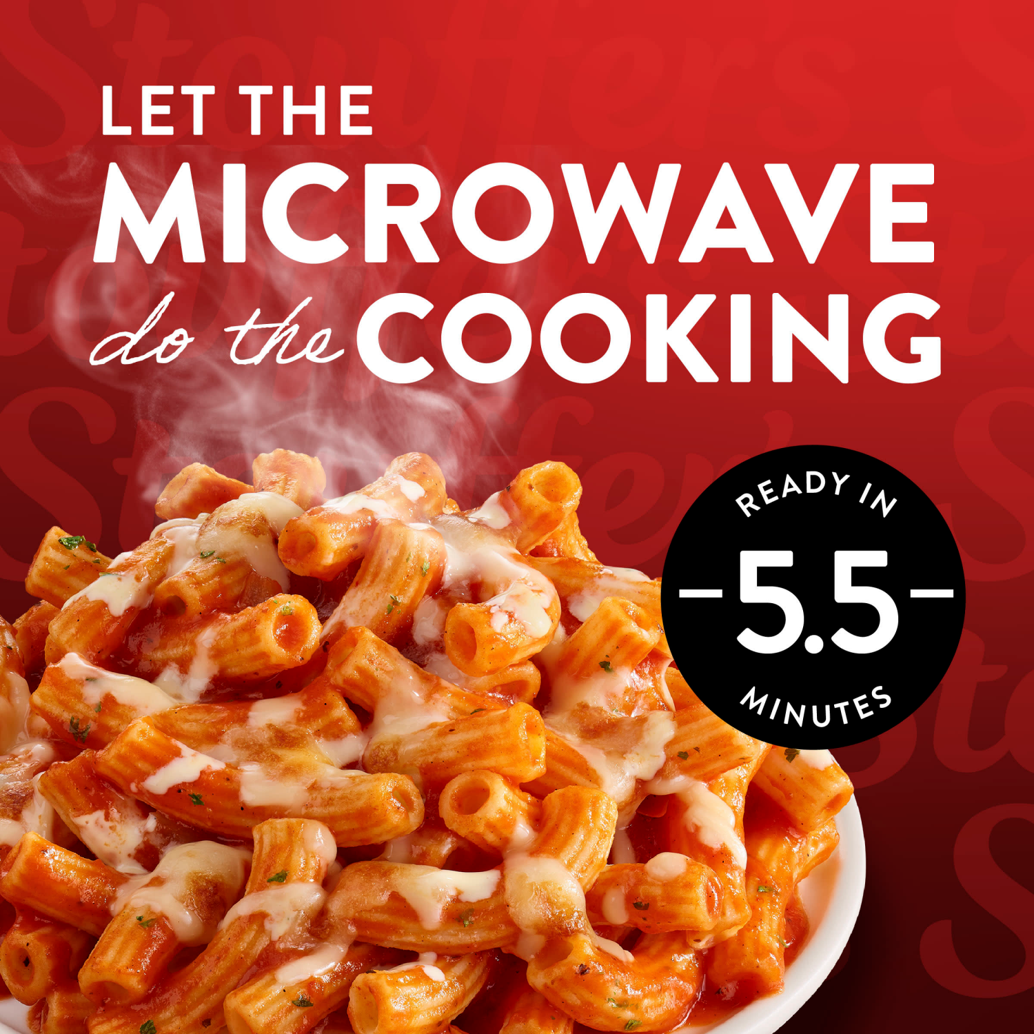 slide 7 of 8, STOUFFERS Stouffer's Three Cheese Rigatoni Tomato Sauce, 10oz, 10 oz