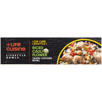 slide 20 of 29, Life Cuisine Riced Cauliflower Tahini Chicken Bowl Frozen Meal, 10.12 oz