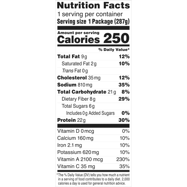 slide 22 of 29, Life Cuisine Riced Cauliflower Tahini Chicken Bowl Frozen Meal, 10.12 oz