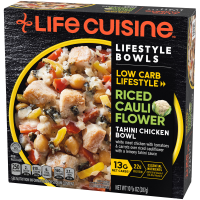 slide 6 of 29, Life Cuisine Riced Cauliflower Tahini Chicken Bowl Frozen Meal, 10.12 oz