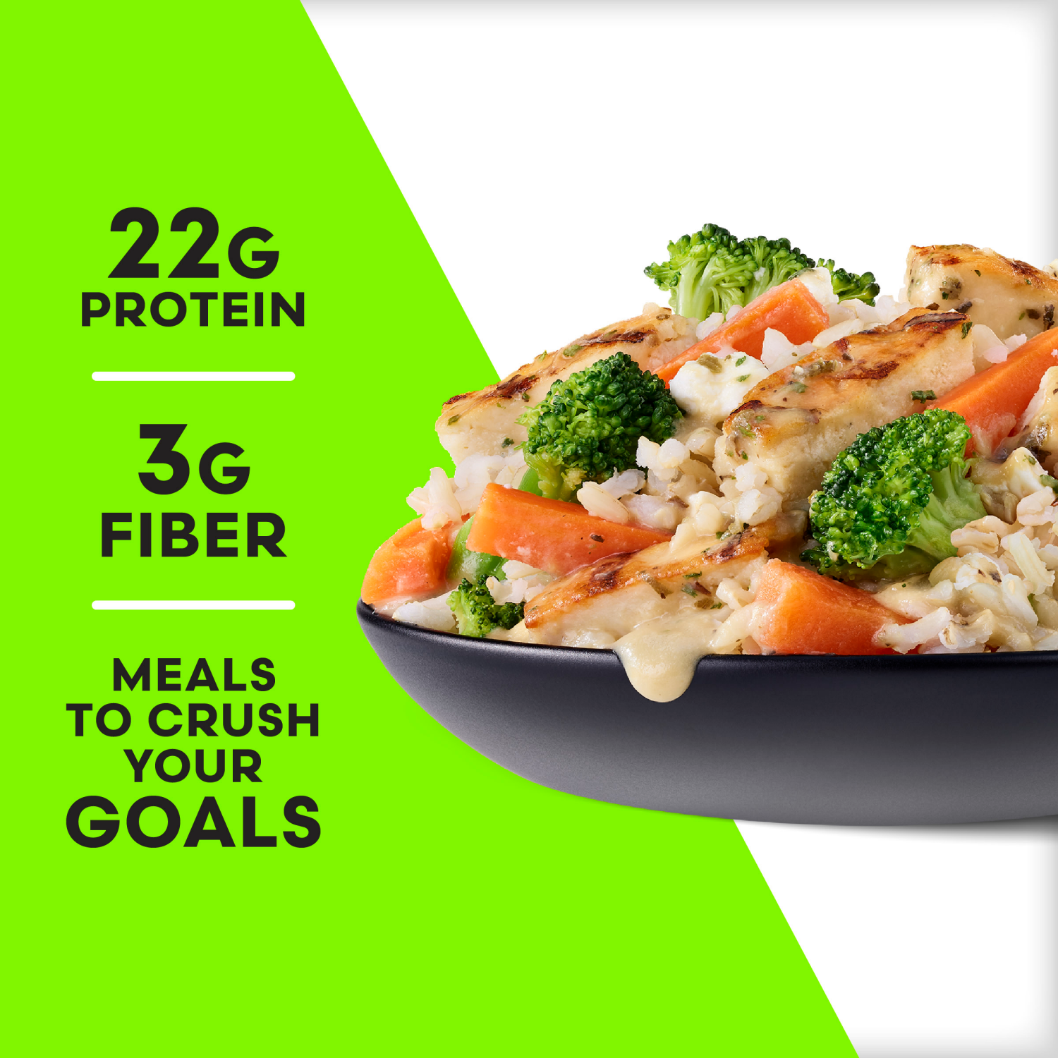 slide 4 of 8, Vital Pursuit Life Cuisine Garlic Herb Grilled Chicken, 9.5oz Protein Bowl 9.5 oz., 9.5 oz