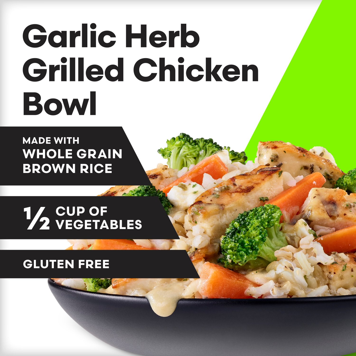 slide 6 of 8, Vital Pursuit Life Cuisine Garlic Herb Grilled Chicken, 9.5oz Protein Bowl 9.5 oz., 9.5 oz