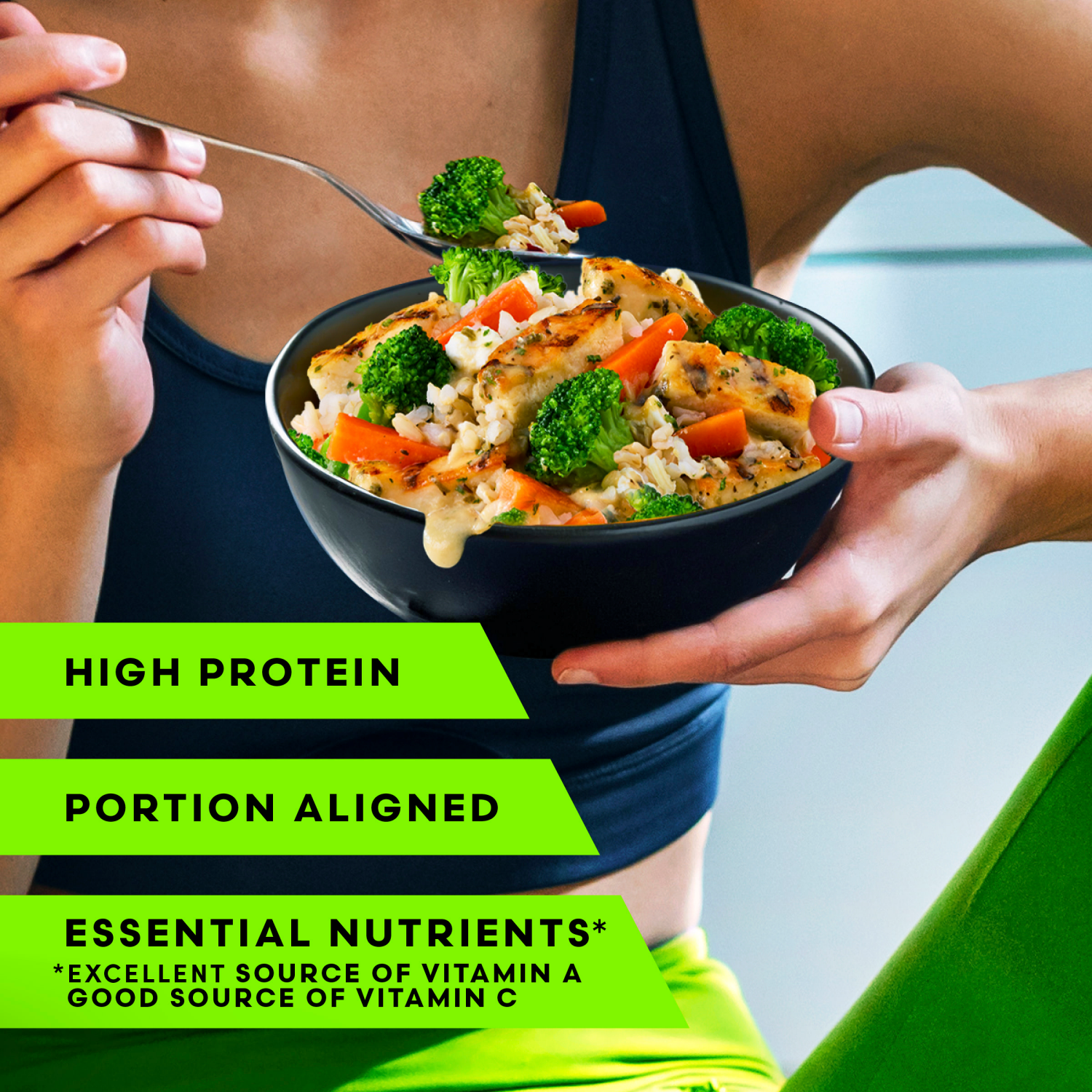 slide 7 of 8, Vital Pursuit Life Cuisine Garlic Herb Grilled Chicken, 9.5oz Protein Bowl 9.5 oz., 9.5 oz