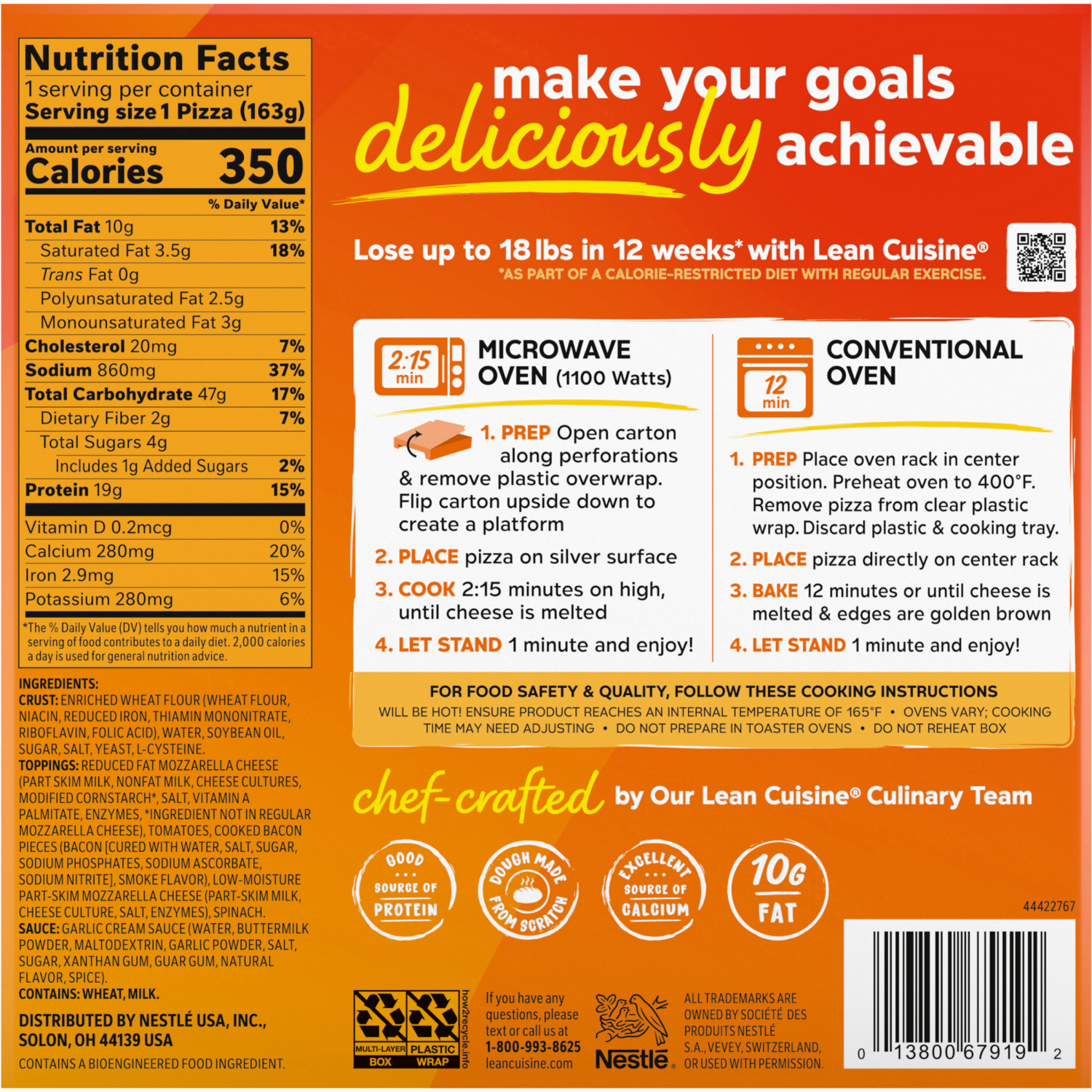 slide 3 of 8, LEAN CUISINE French Bread Pepperoni Pizza, 5.75 oz