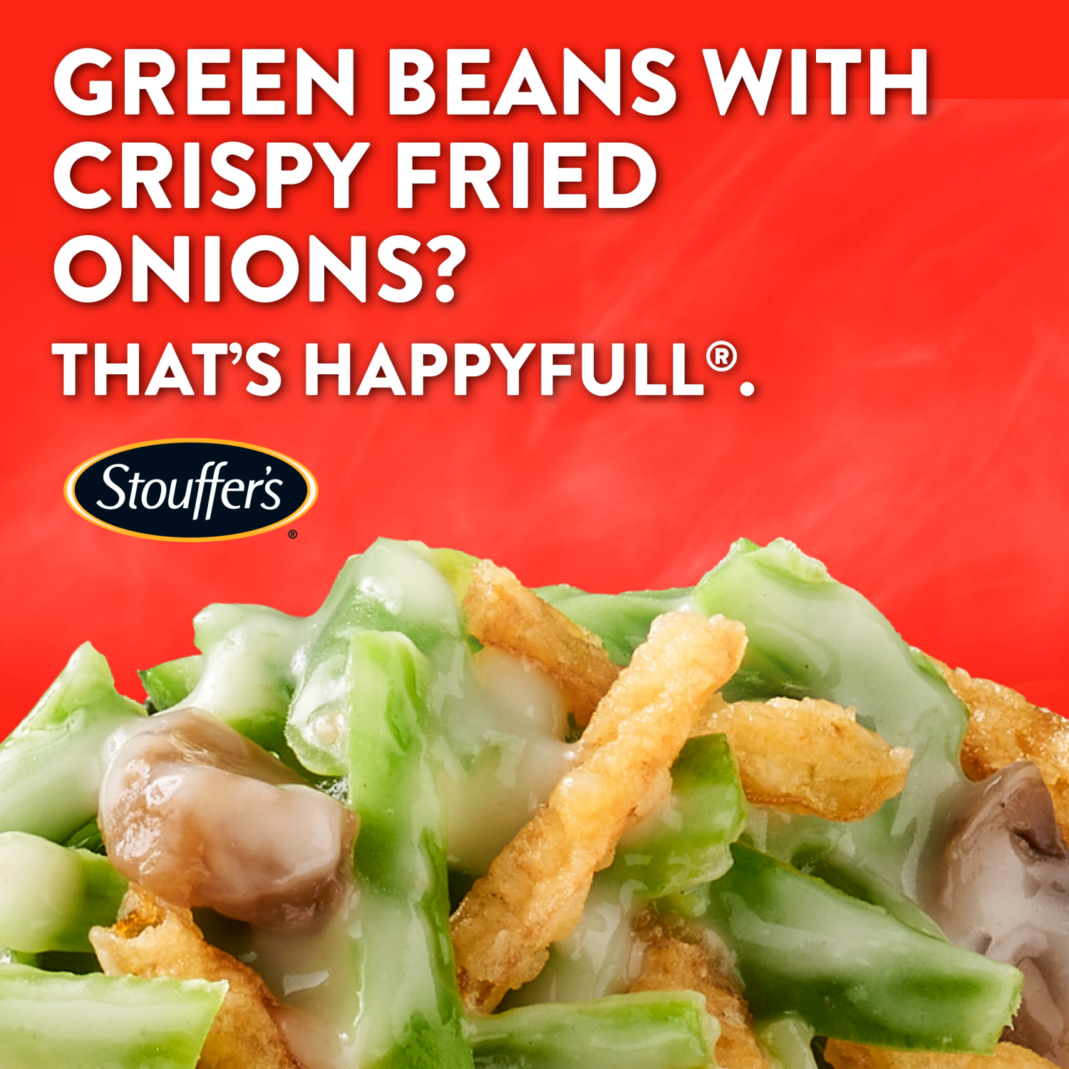 slide 6 of 8, Stouffer's Stouffer’s Signature Sides Green Bean Casserole, 18oz Family Size Serving, 18 oz