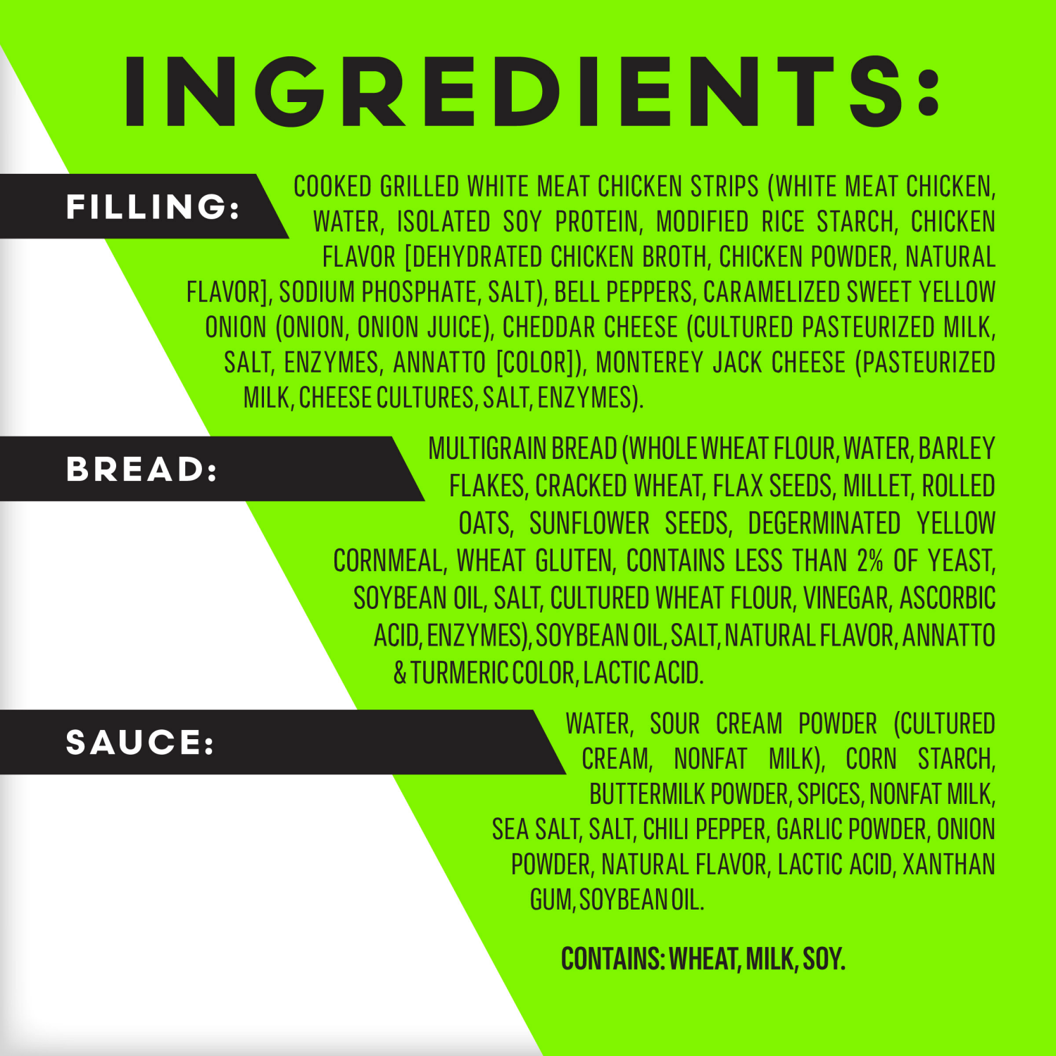slide 2 of 8, Vital Pursuit Southwest Style Chicken Fajita Sandwich Melt, High Protein GLP-1 Frozen Meal, 6.7 oz