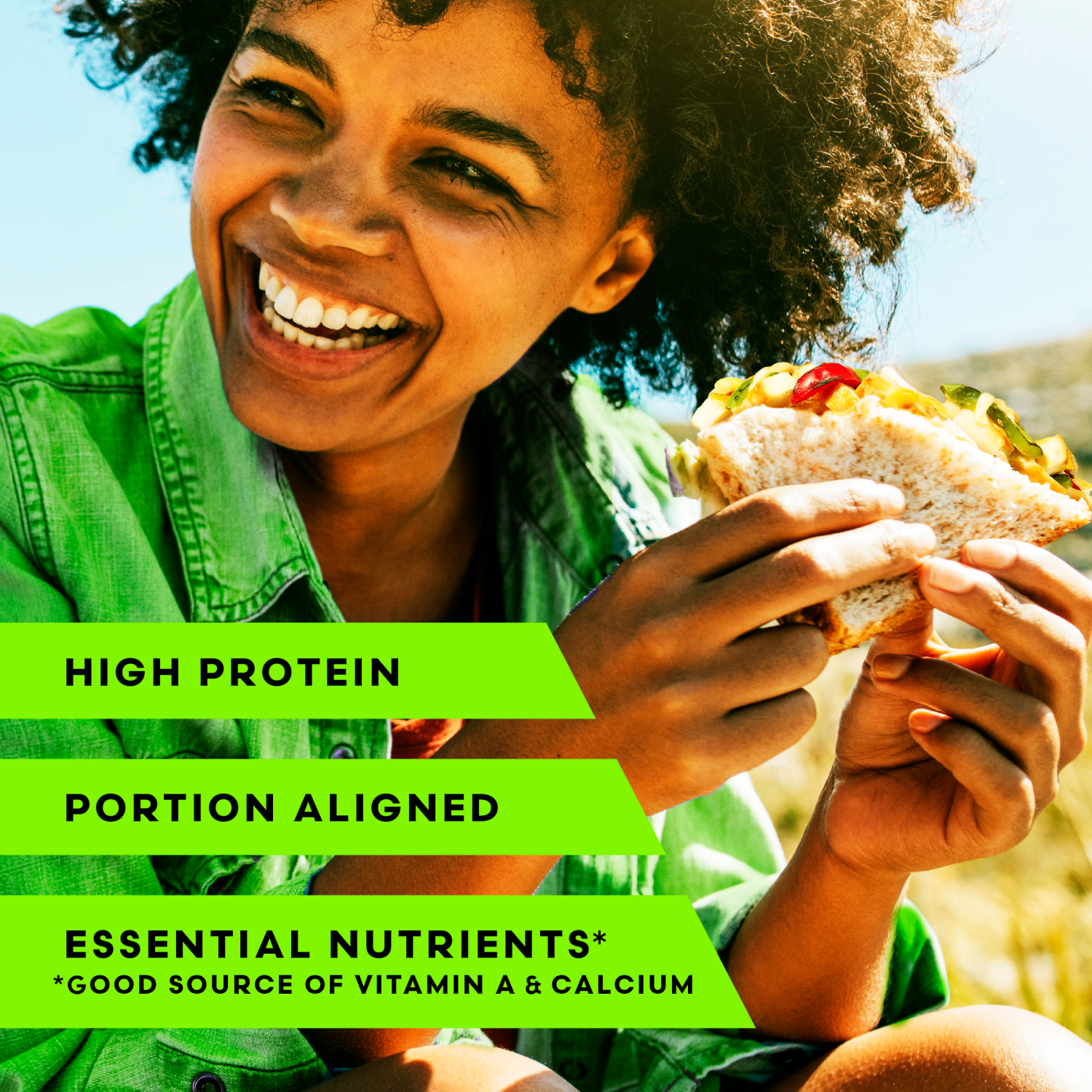 slide 7 of 8, Vital Pursuit Southwest Style Chicken Fajita Sandwich Melt, High Protein GLP-1 Frozen Meal, 6.7 oz