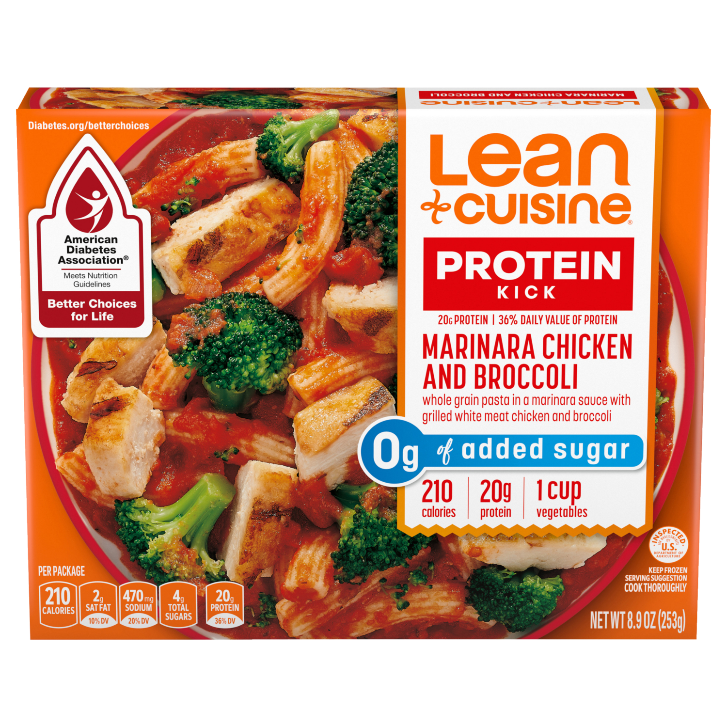 slide 1 of 7, LEAN CUISINE Frozen Meal Marinara Chicken Broccoli 8.9oz Box, 8.9 oz